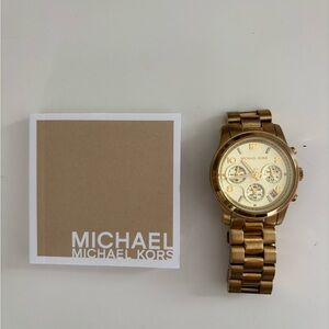 Michael Kors Gold Chronograph Watch